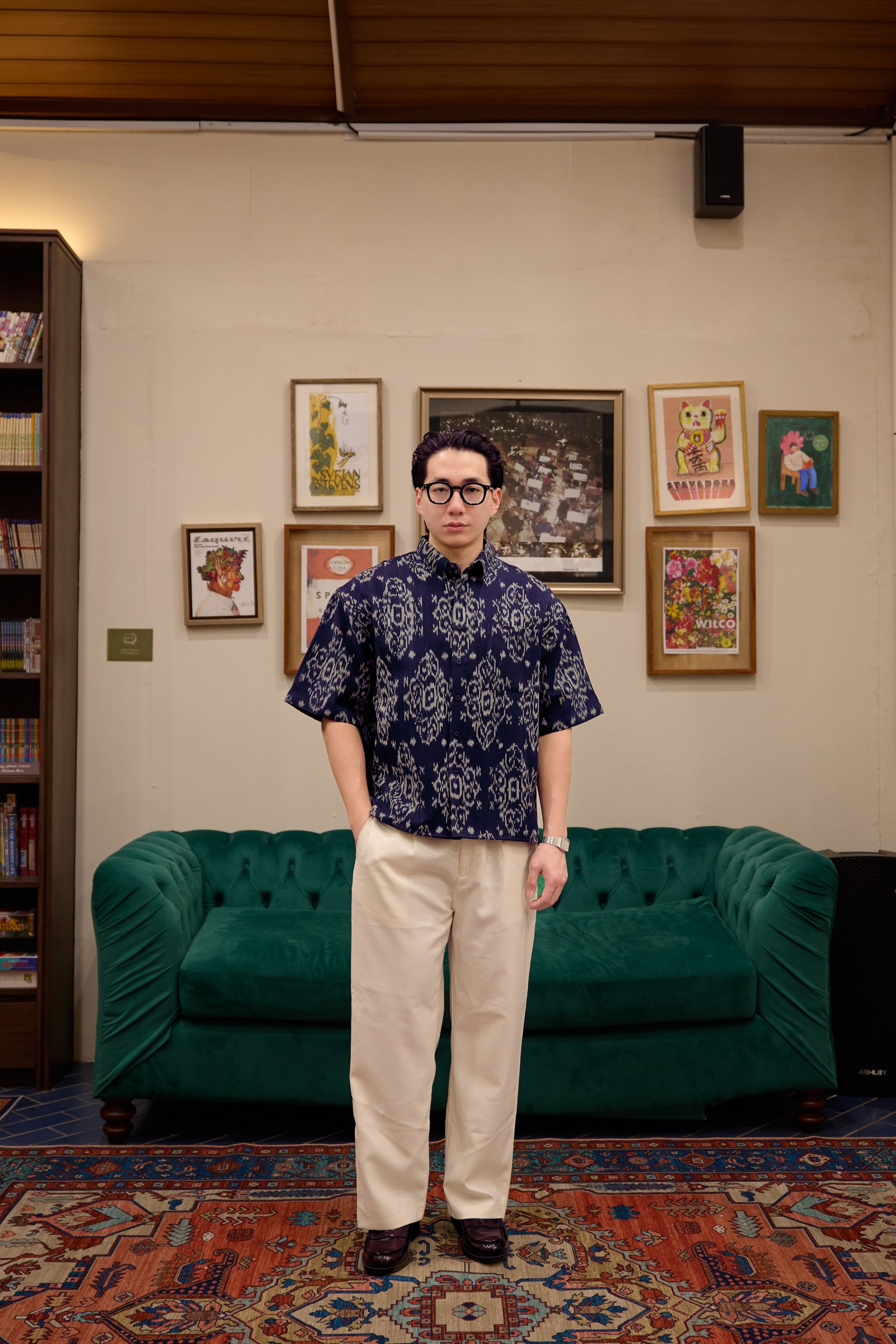 ETHNIC SUMBA Boxy Short Sleeve
