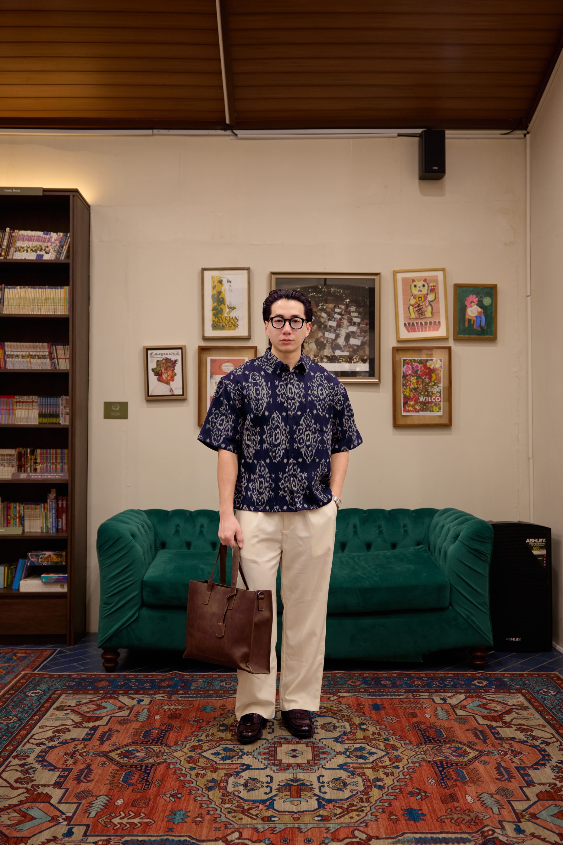 ETHNIC SUMBA Boxy Short Sleeve