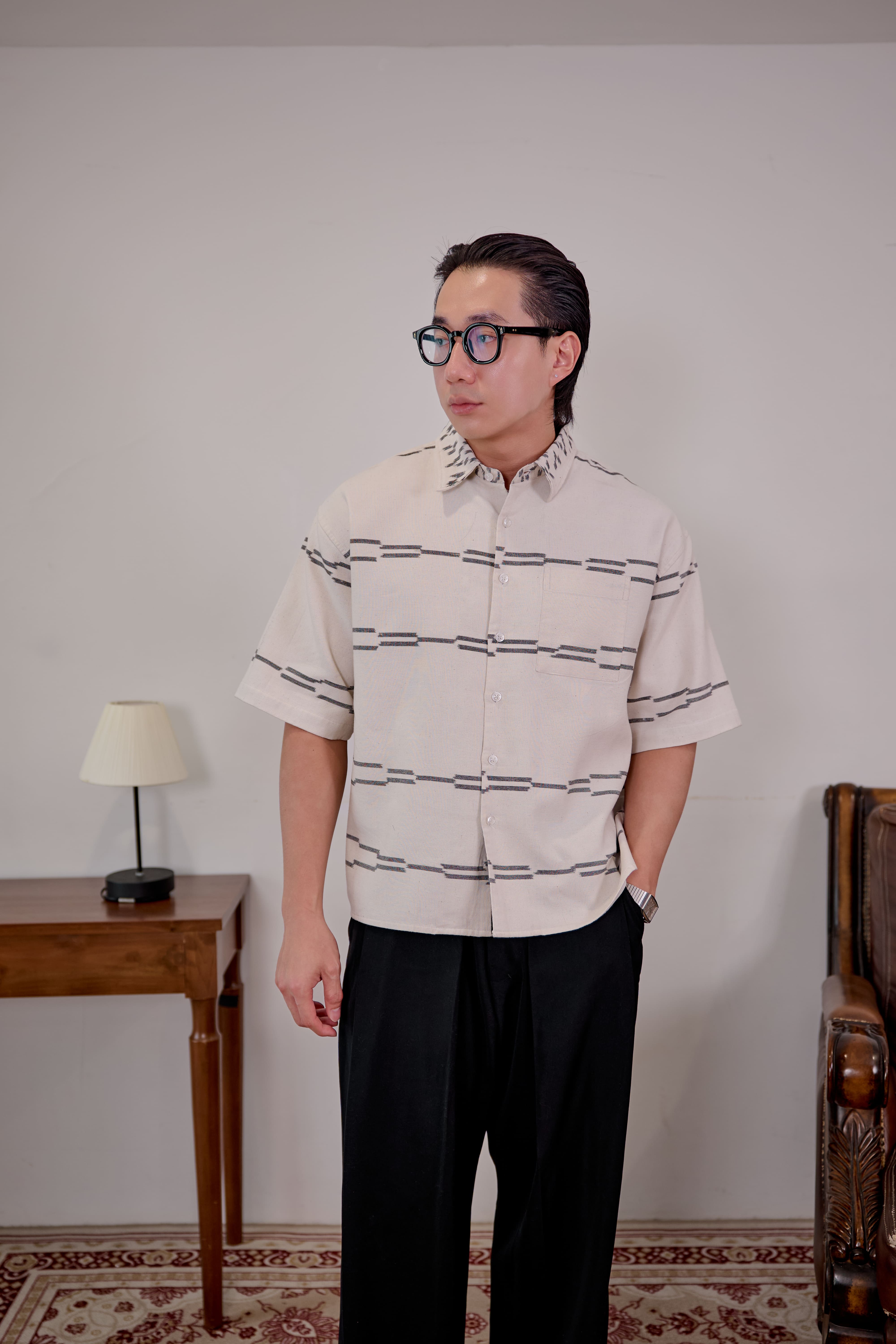 ETHNIC ALOR Short Sleeve