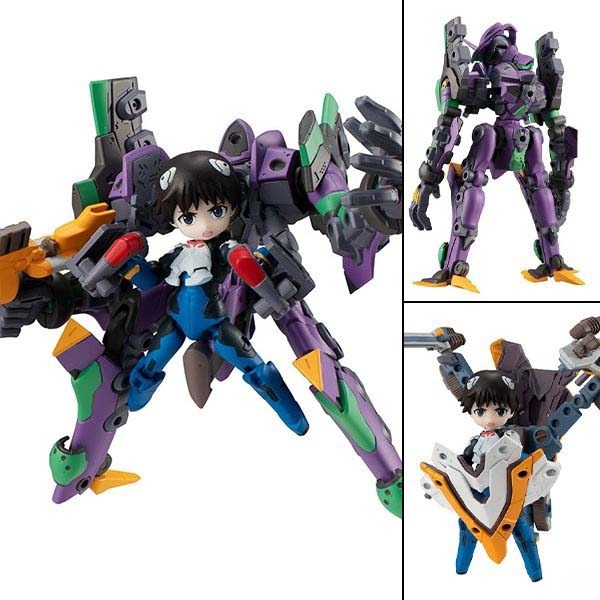 Desktop Army Shinji Ikari & EVA Unit-01 - Rebuild of Evangelion (Re-Release) By MegaHouse