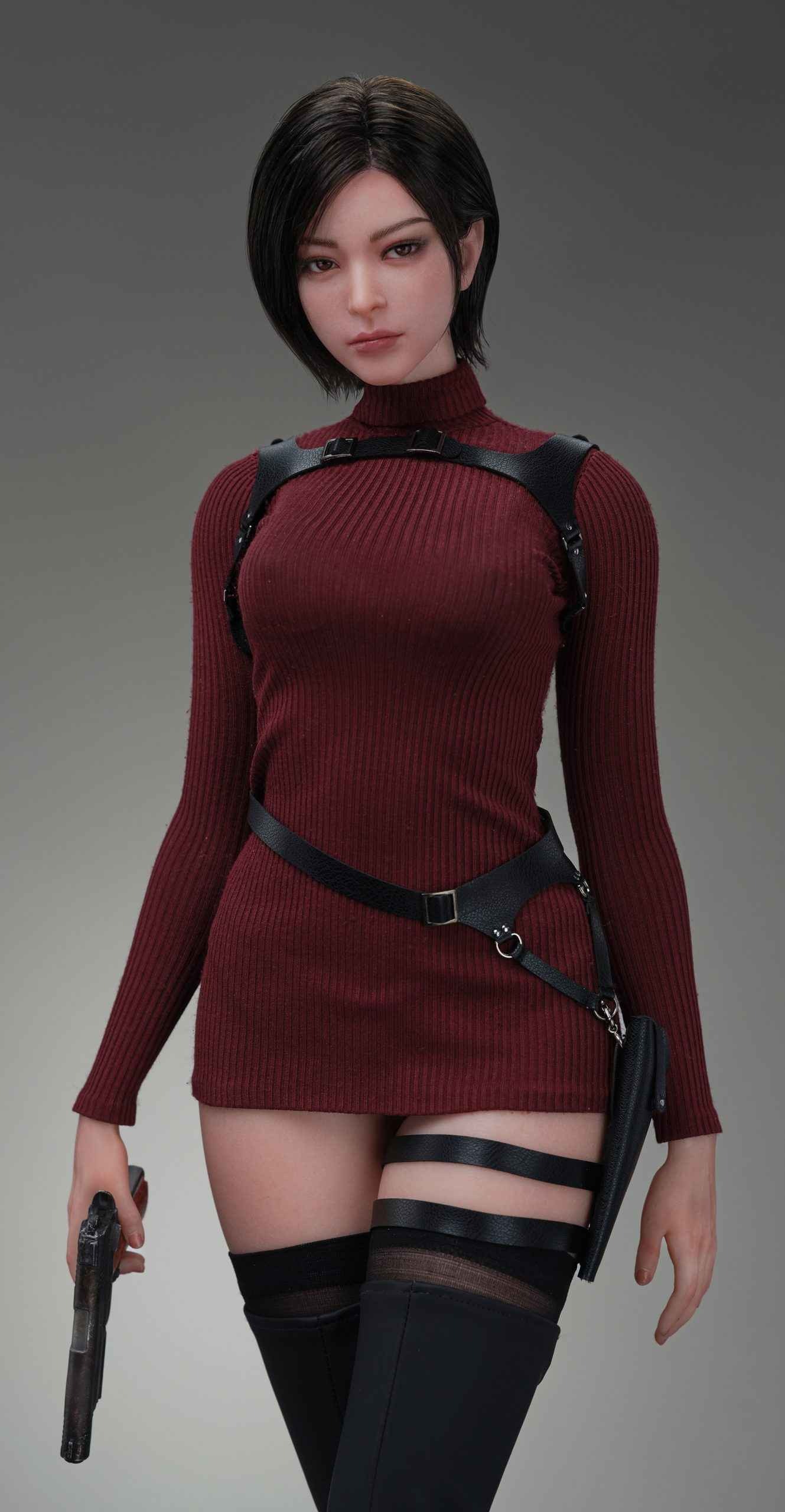 [Cast-Off] Silicone Action Figure 1/3 Ada Wong Super Yabai Fighting Girl Ver. - Resident Evil