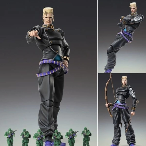 Image of Super Action Statue Figure Nijimura Keicho & Bad Company - JoJo's Bizarre Adventure: Diamond Is Unbreakable By Medicos Entertainment