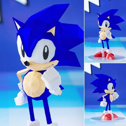 Pop Up Parade Figure Sonic - Sonic the Fighters Ver. Sonic the Hedgehog By Good Smile Company