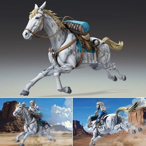 Image of Super Action Statue Figure Slow Dancer - Jojo's Bizarre Adventure Part 7 Steel Ball Run By Medicos Entertainment