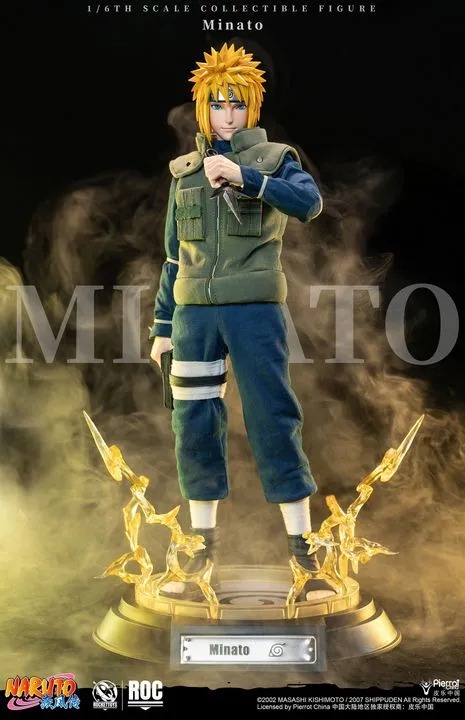 Action Figure 1/6 Namikaze Minato - Yellow Flash Ver. Naruto Shippuden ROC016 By Rocket Toys
