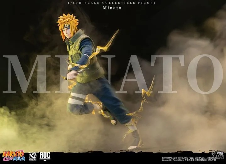 Action Figure 1/6 Namikaze Minato - Yellow Flash Ver. Naruto Shippuden ROC016 By Rocket Toys