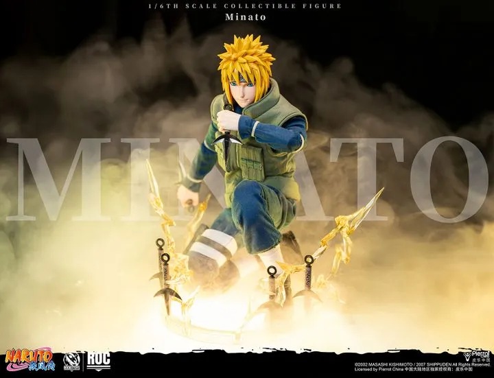 Action Figure 1/6 Namikaze Minato - Yellow Flash Ver. Naruto Shippuden ROC016 By Rocket Toys