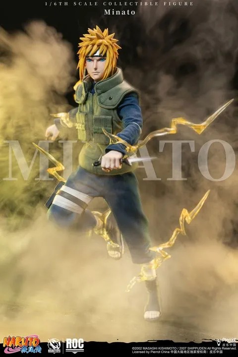 Action Figure 1/6 Namikaze Minato - Yellow Flash Ver. Naruto Shippuden ROC016 By Rocket Toys