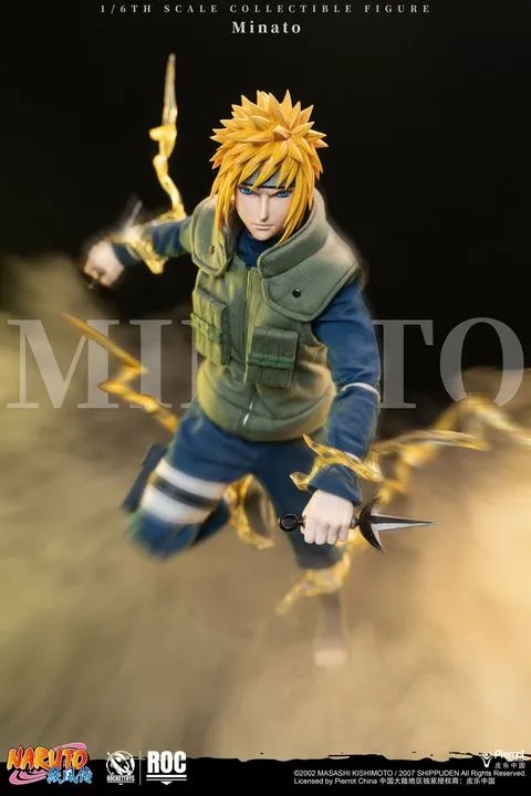 Action Figure 1/6 Namikaze Minato - Yellow Flash Ver. Naruto Shippuden ROC016 By Rocket Toys