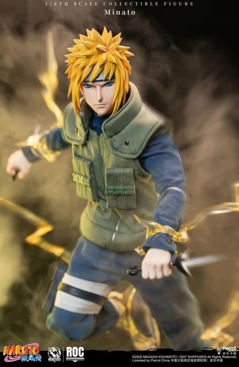 Action Figure 1/6 Namikaze Minato - Yellow Flash Ver. Naruto Shippuden ROC016 By Rocket Toys