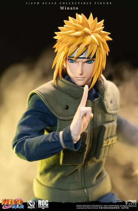 Action Figure 1/6 Namikaze Minato - Yellow Flash Ver. Naruto Shippuden ROC016 By Rocket Toys