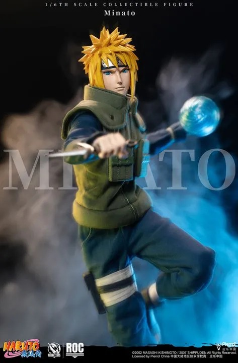 Action Figure 1/6 Namikaze Minato - Yellow Flash Ver. Naruto Shippuden ROC016 By Rocket Toys