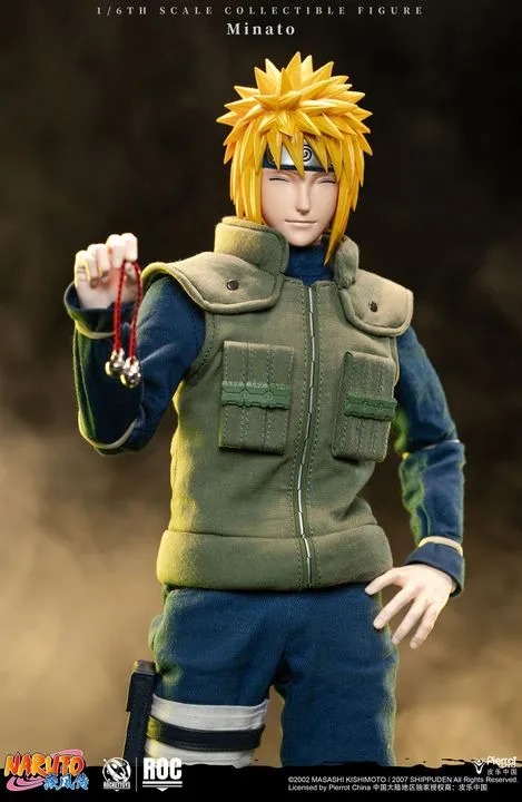 Action Figure 1/6 Namikaze Minato - Yellow Flash Ver. Naruto Shippuden ROC016 By Rocket Toys