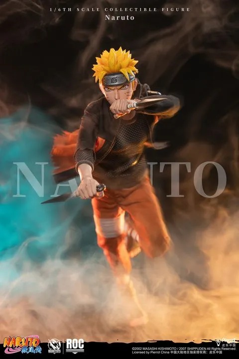 Action Figure 1/6 Uzumaki Naruto - Battle Damaged Ver. Naruto Shippuden ROC012 By Rocket Toys
