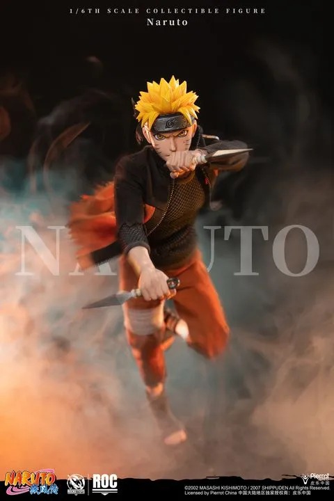 Action Figure 1/6 Uzumaki Naruto - Battle Damaged Ver. Naruto Shippuden ROC012 By Rocket Toys