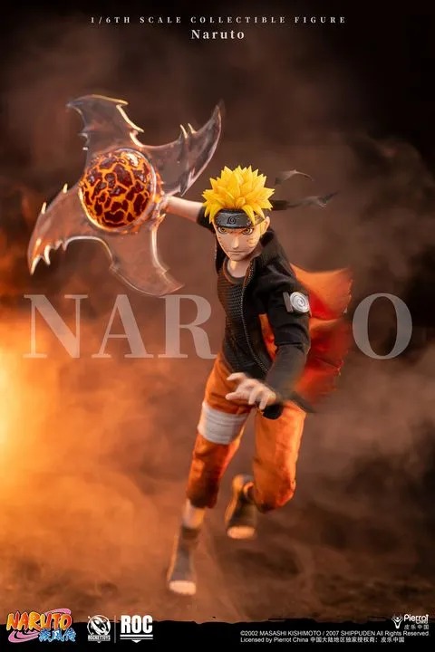 Action Figure 1/6 Uzumaki Naruto - Battle Damaged Ver. Naruto Shippuden ROC012 By Rocket Toys