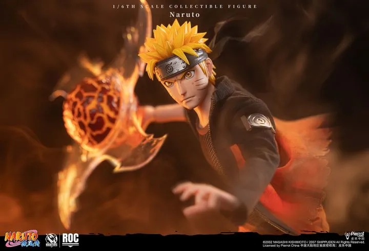 Action Figure 1/6 Uzumaki Naruto - Battle Damaged Ver. Naruto Shippuden ROC012 By Rocket Toys