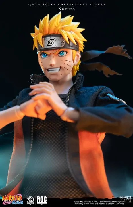 Action Figure 1/6 Uzumaki Naruto - Battle Damaged Ver. Naruto Shippuden ROC012 By Rocket Toys