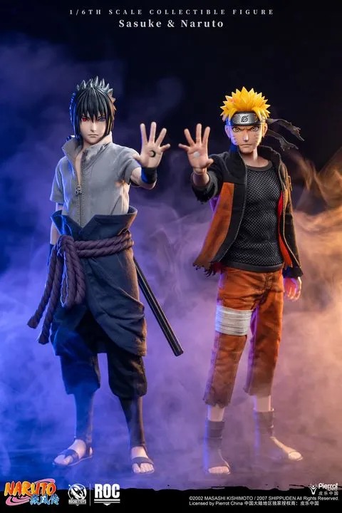 Action Figure 1/6 Uzumaki Naruto - Battle Damaged Ver. Naruto Shippuden ROC012 By Rocket Toys