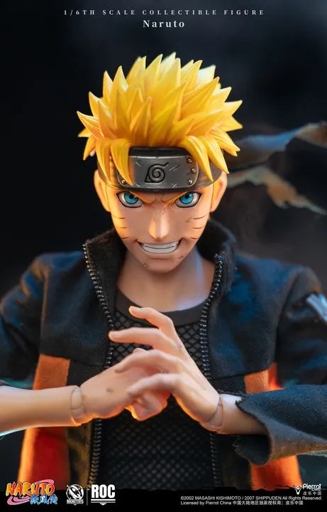 Action Figure 1/6 Uzumaki Naruto - Battle Damaged Ver. Naruto Shippuden ROC012 By Rocket Toys