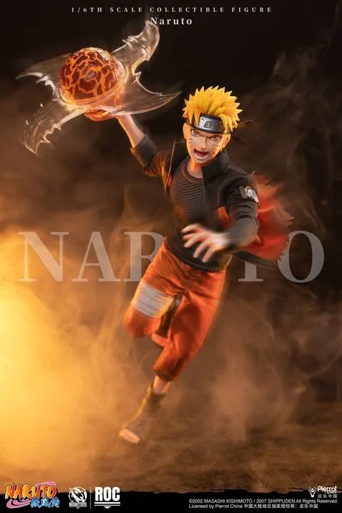 Action Figure 1/6 Uzumaki Naruto - Battle Damaged Ver. Naruto Shippuden ROC012 By Rocket Toys