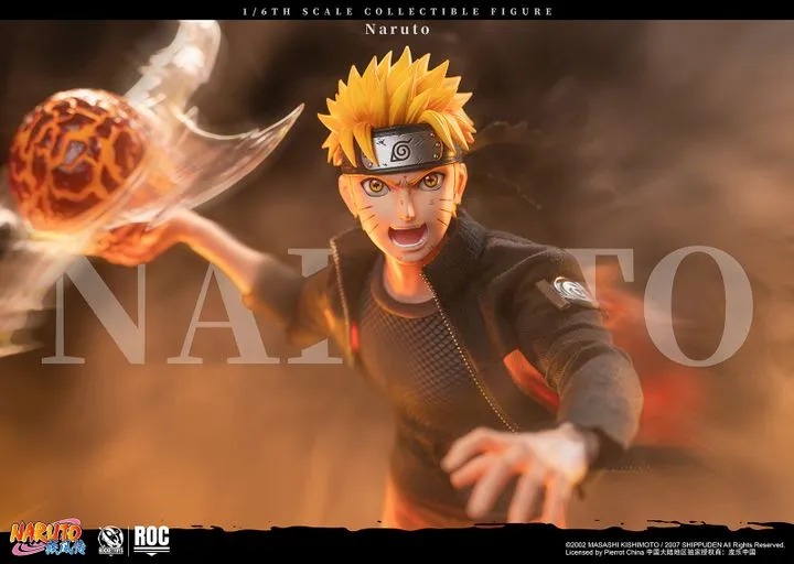 Action Figure 1/6 Uzumaki Naruto - Battle Damaged Ver. Naruto Shippuden ROC012 By Rocket Toys