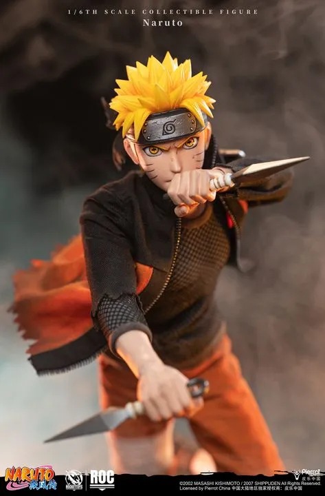 Action Figure 1/6 Uzumaki Naruto - Battle Damaged Ver. Naruto Shippuden ROC012 By Rocket Toys