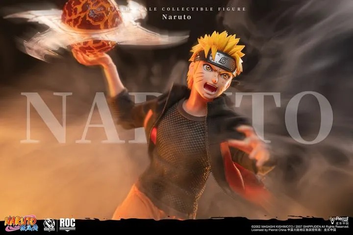 Action Figure 1/6 Uzumaki Naruto - Battle Damaged Ver. Naruto Shippuden ROC012 By Rocket Toys