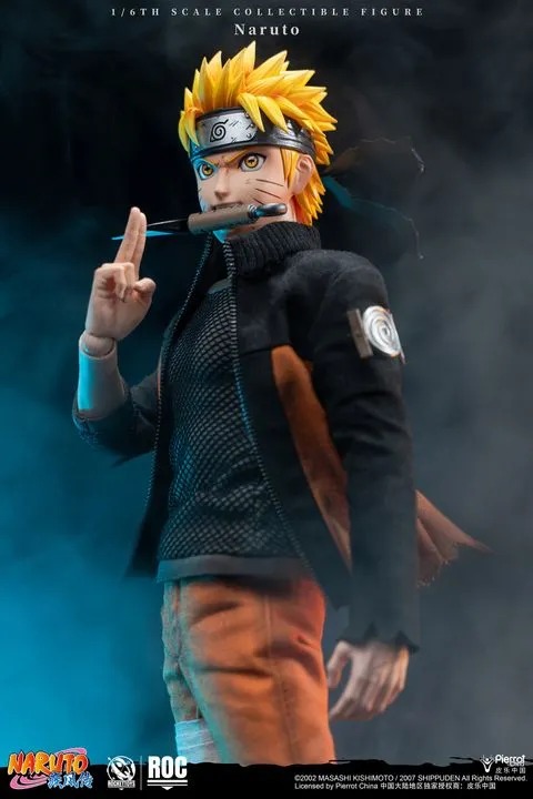 Action Figure 1/6 Uzumaki Naruto - Battle Damaged Ver. Naruto Shippuden ROC012 By Rocket Toys