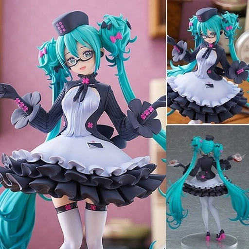 Image of Pop Up Parade Figure Hatsune Miku - Glasses x Cafe Ver. Vocaloid By Good Smile Company