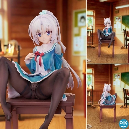 Scaled Figure 1/7 Yoshino Tomotake - Animal Ears School Uniform Ver. Senren Banka (21cm) By Luminous Box