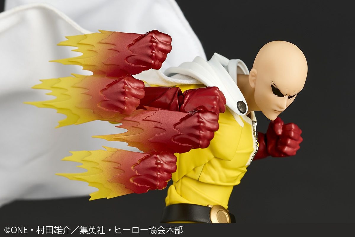 [With Bonus] Revoltech Amazing Yamaguchi Saitama - One Punch Man By Kaiyodo