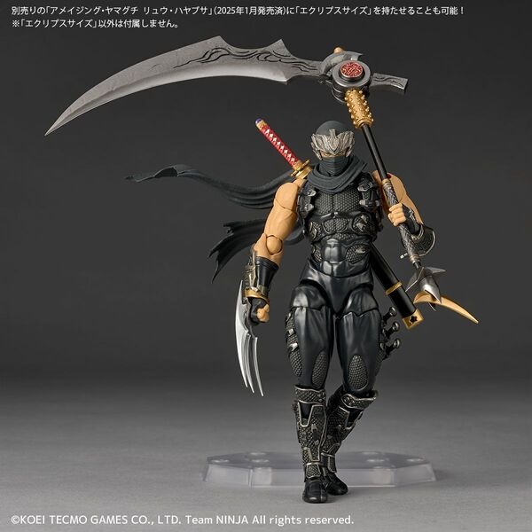 [With Bonus] Revoltech Amazing Yamaguchi Ryu Hayabusa - Ninja Gaiden 3: Razor's Edge By Kaiyodo