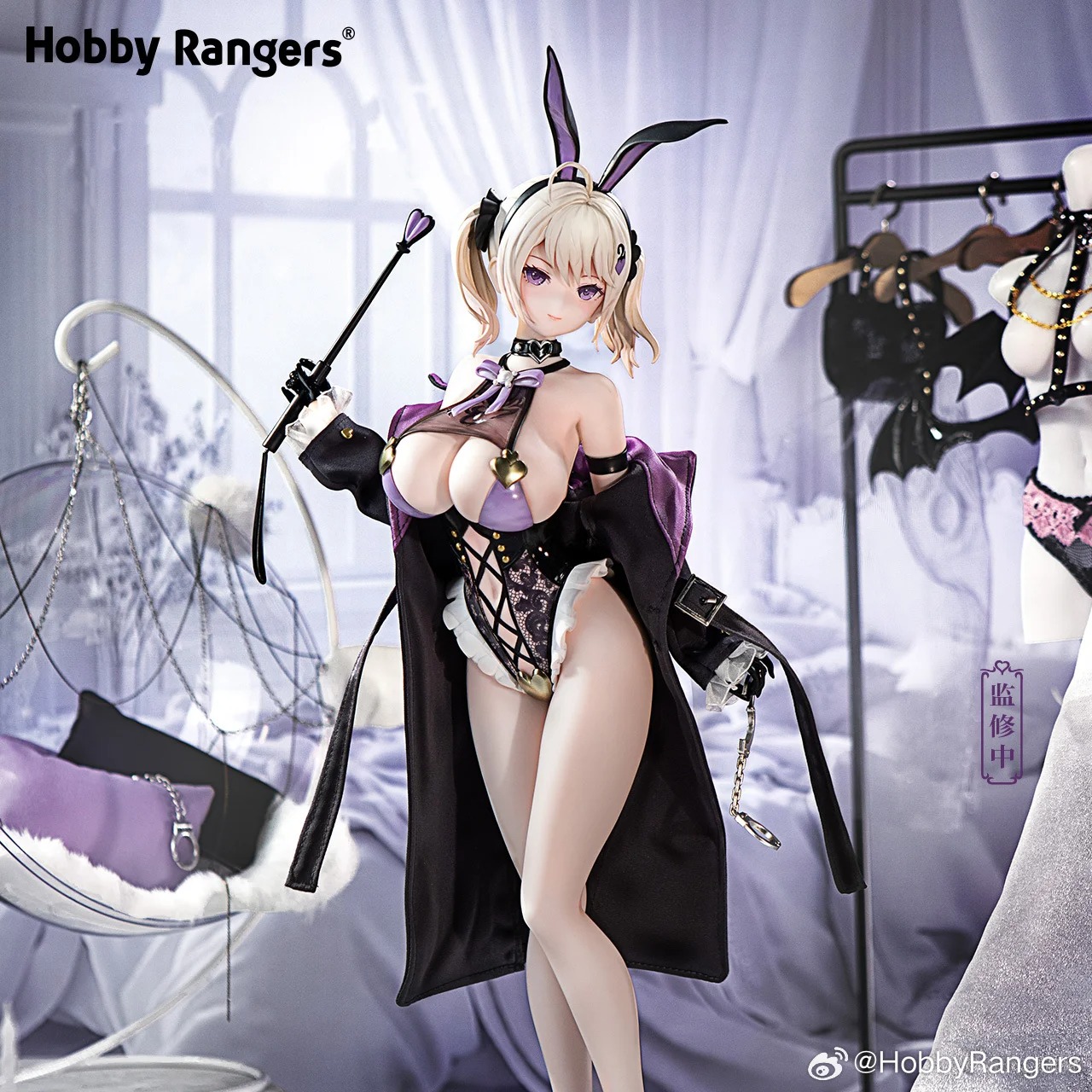 Scaled Figure 1/4 Black Bunny Doctrine Lithes - Illustration by Grandia By Hobby Rangers