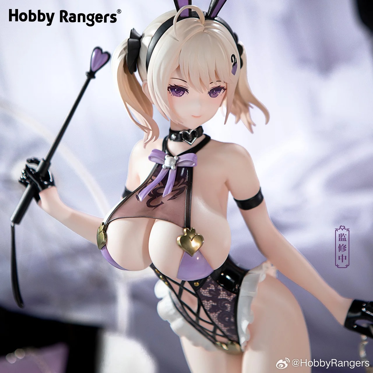 Scaled Figure 1/4 Black Bunny Doctrine Lithes - Illustration by Grandia By Hobby Rangers
