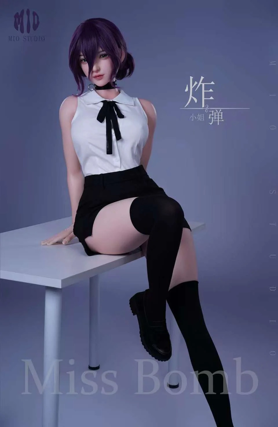 Silicone Action Figure Miss Bomb Reze - Chainsaw Man By Mio Studio