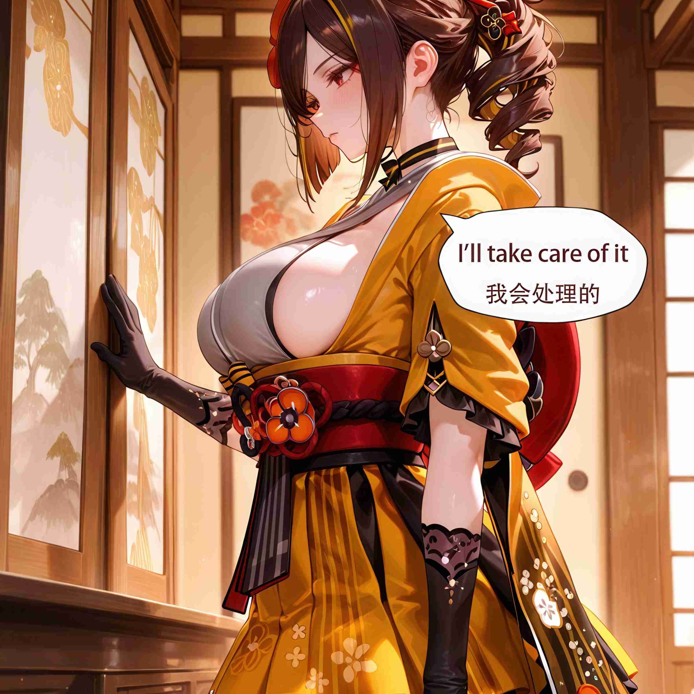 AI Anime Digital Comic Chiori - Genshin Impact R18 NSFW Bundle - 150 Ultra HD Lewd Images Pack (English & Chinese Language)