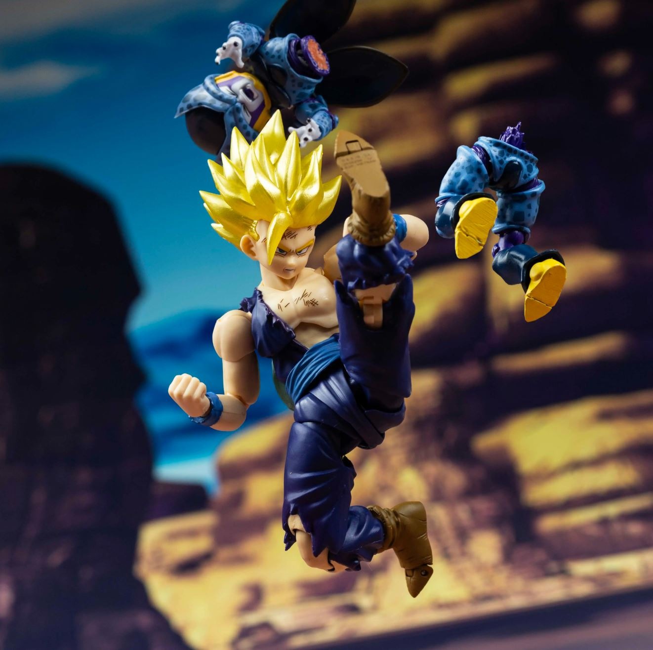 Action Figure 1/12 Trio Cell Junior + Accessories Pack - Dragonball Z By Third Party KW Studio Not Bandai SHF