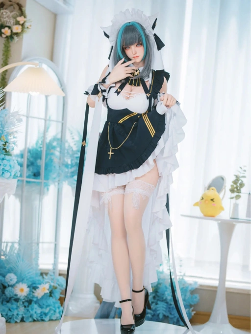 Image of [Cast-Off] Real Life Size Full Silicone Action Figure (155cm) Cheshire - Azur Lane By Bi Zhi Liang