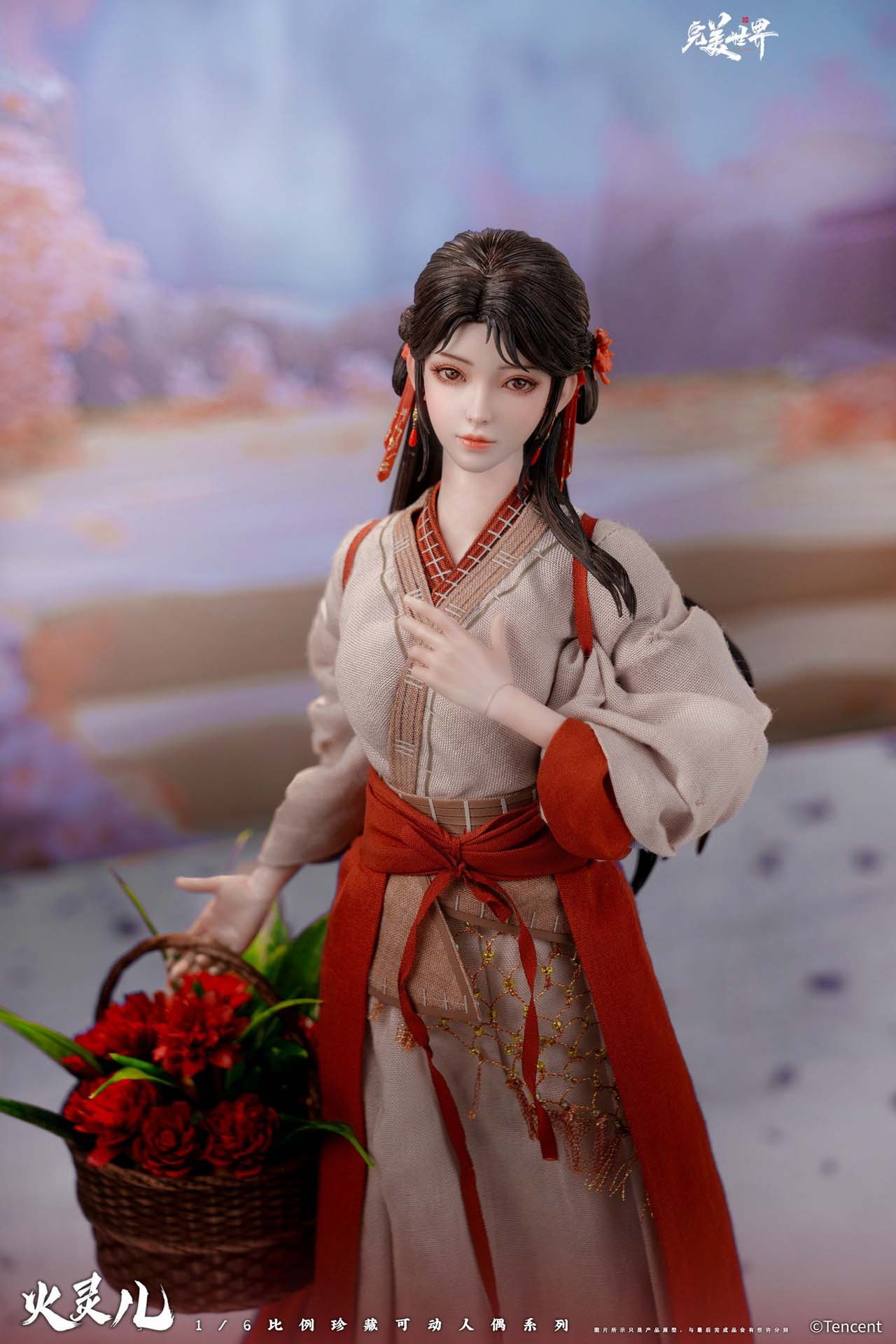 Scaled 1/6 Silicone Action Figure Huo Ling'er - Perfect World / Wanmei Shijie Anime Movie ver.