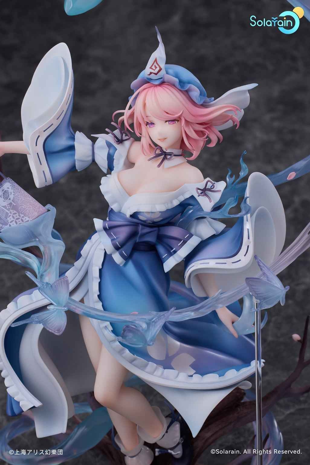 Scaled Figure 1/7 Saigyouji Yuyuko - Natural-Born Ghost Ver. Touhou Project By Solarain