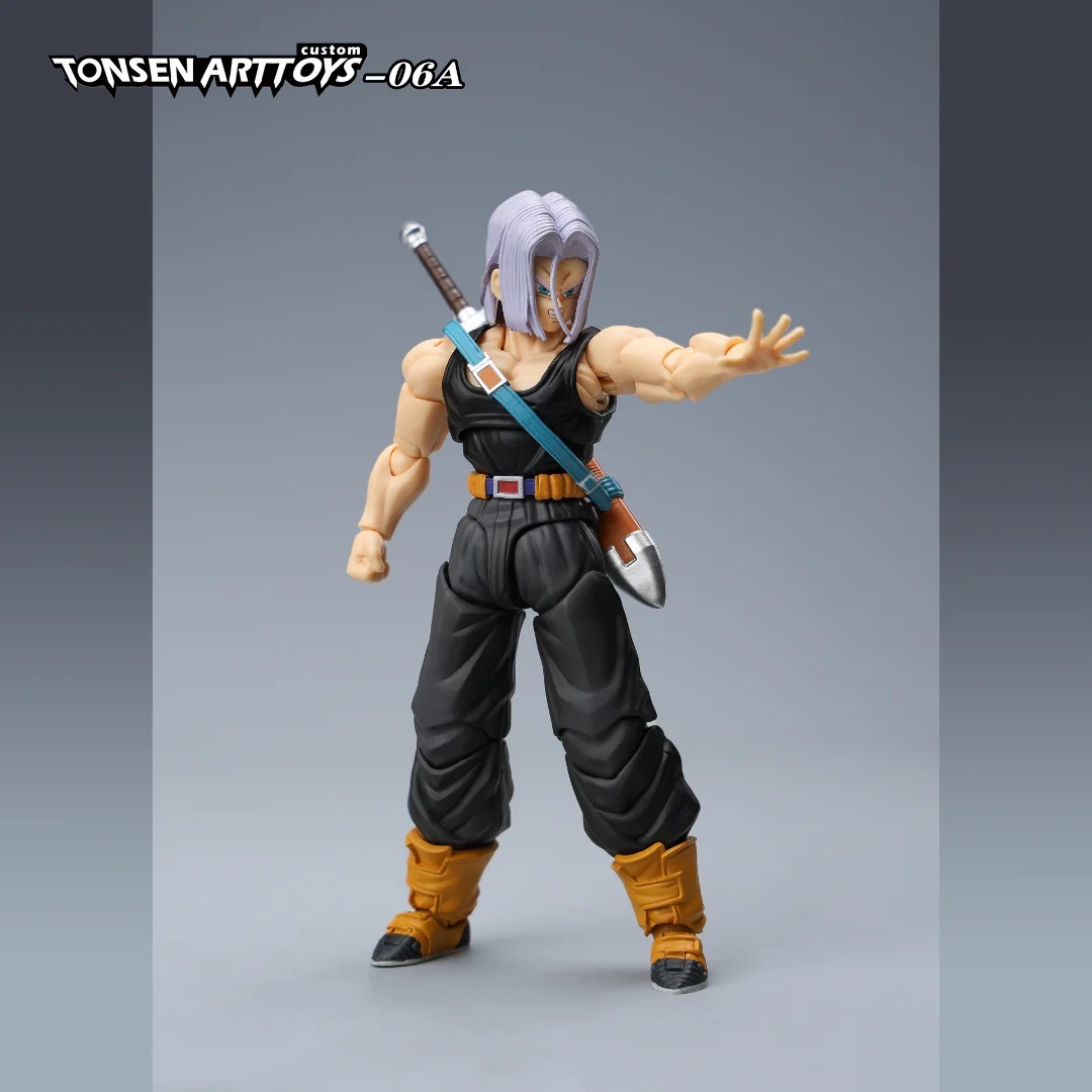[READY STOCK ULTRA LIMITED ITEM] Action Figure 1/12 (Not SHF S.H.Figuarts) Trunks Unbound Wrath Warped Vengeance A Ver. - Dragonball Z By Tonsen Art Toys