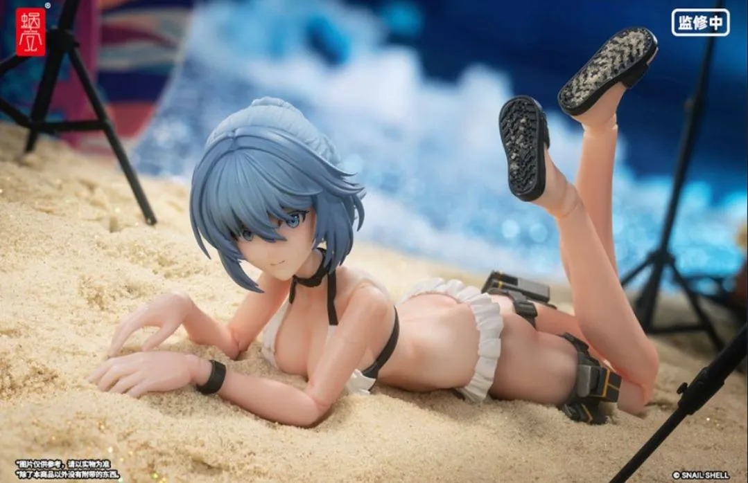 Snail Shell Action Figure 1/12 RA-02S Rapid Assault Tactical Maid Tokiwa Kazune - Summer Special Operation Ver. Illustration by Pinakes  By Snail Shell Studio