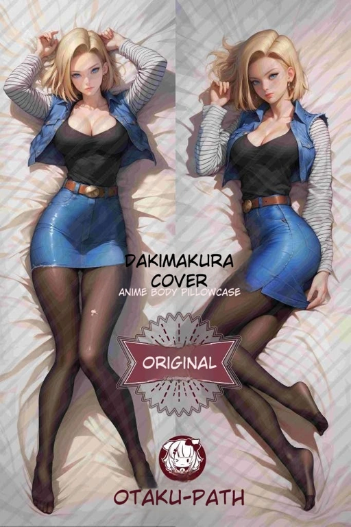 Image of Sarung Bantal Dakimakura 3D Art Pillow Cover Only Android 18 Sexy Ver. - Dragonball Z By Otaku Kingdom