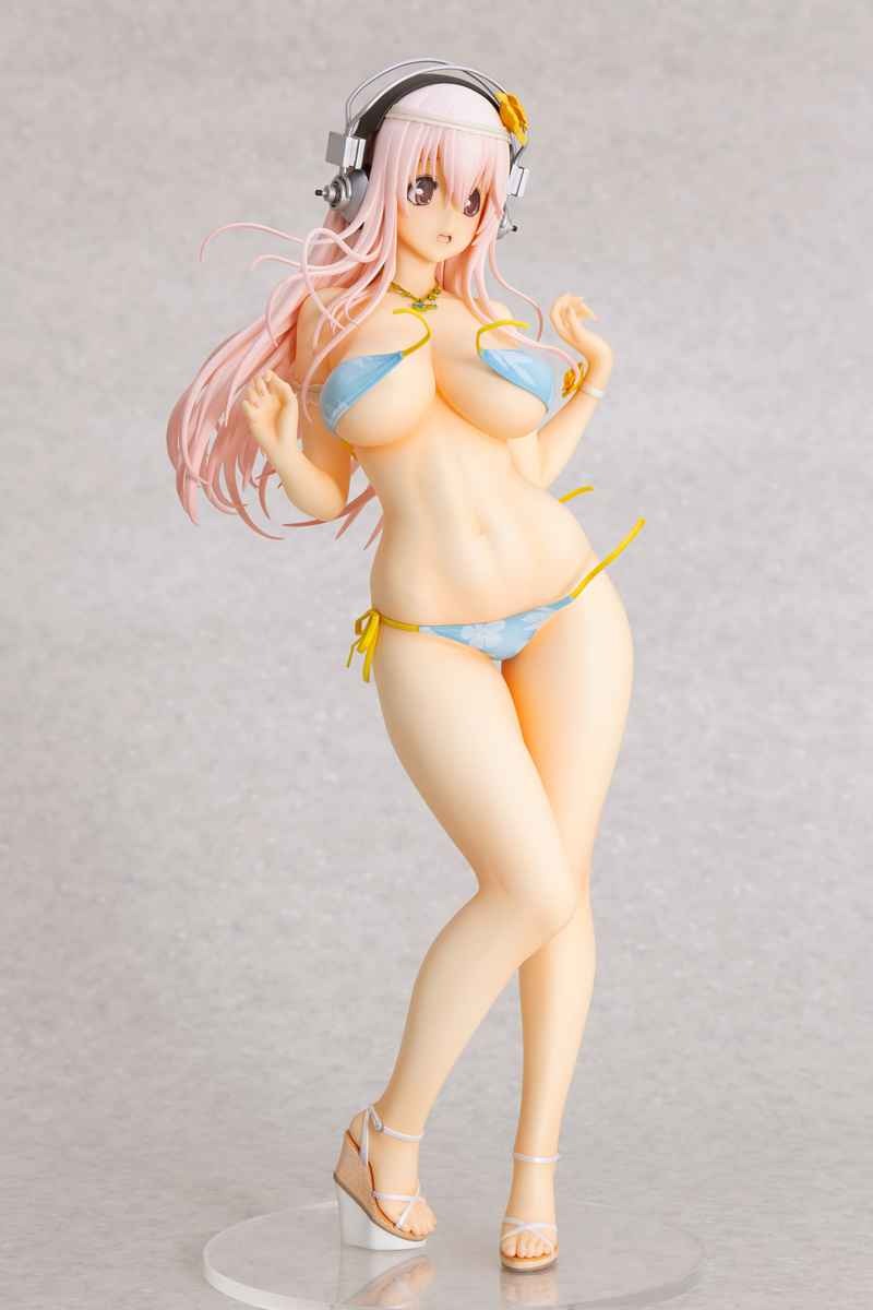 Scaled Figure 1/4.5 Super Sonico - Summer Vacation Ver. Super Sonico (Re-Release) By Orchid Seed