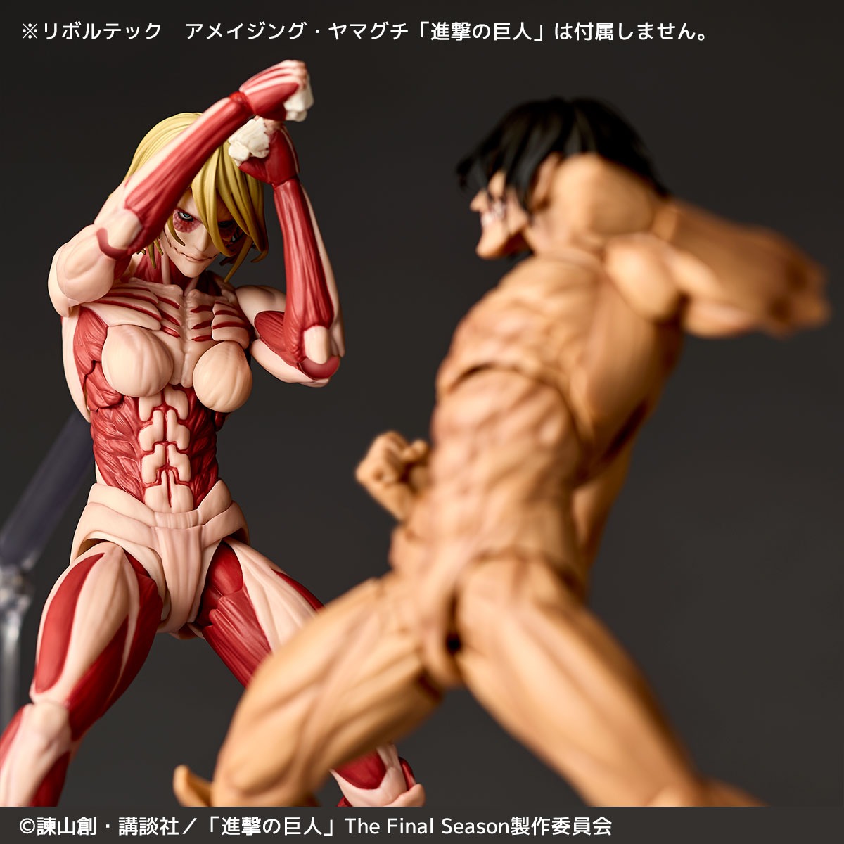 [With Bonus] Revoltech Amazing Yamaguchi Megata no Kyojin / Female Titan - Shingeki no Kyojin By Kaiyodo