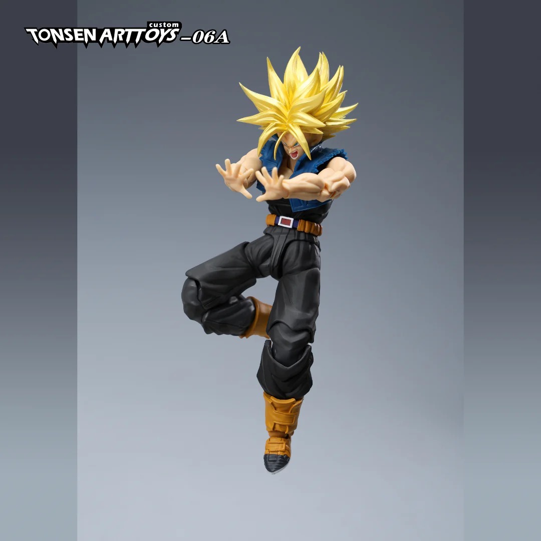 [READY STOCK ULTRA LIMITED ITEM] Action Figure 1/12 (Not SHF S.H.Figuarts) Trunks Unbound Wrath Warped Vengeance A Ver. - Dragonball Z By Tonsen Art Toys