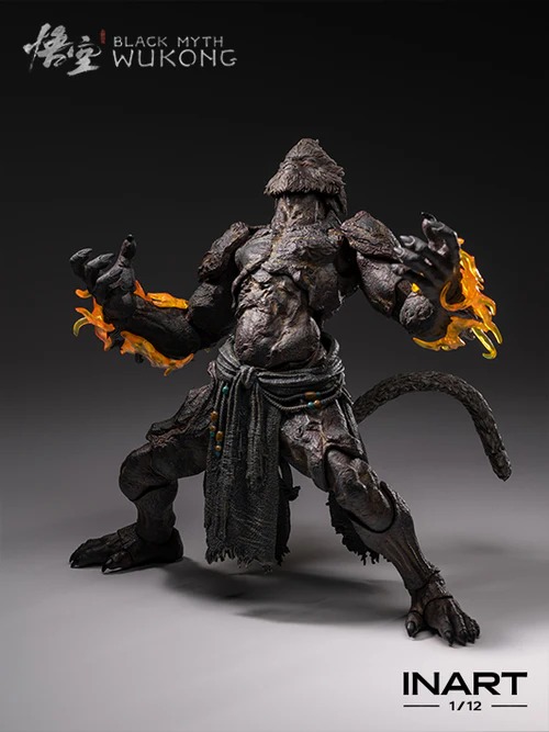 Action Figure 1/12 Stone Monkey - Black Myth : Wukong By INART