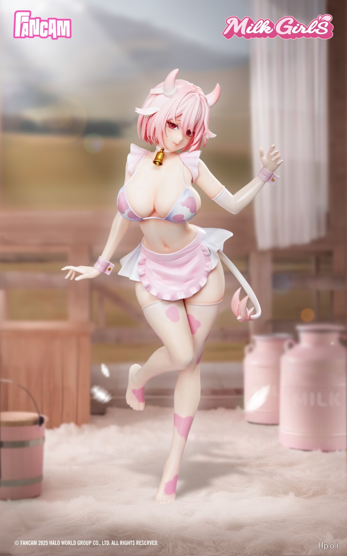 Scaled Figure 1/6 White MilkGirl - Beautiful Girl Series By FANCAM