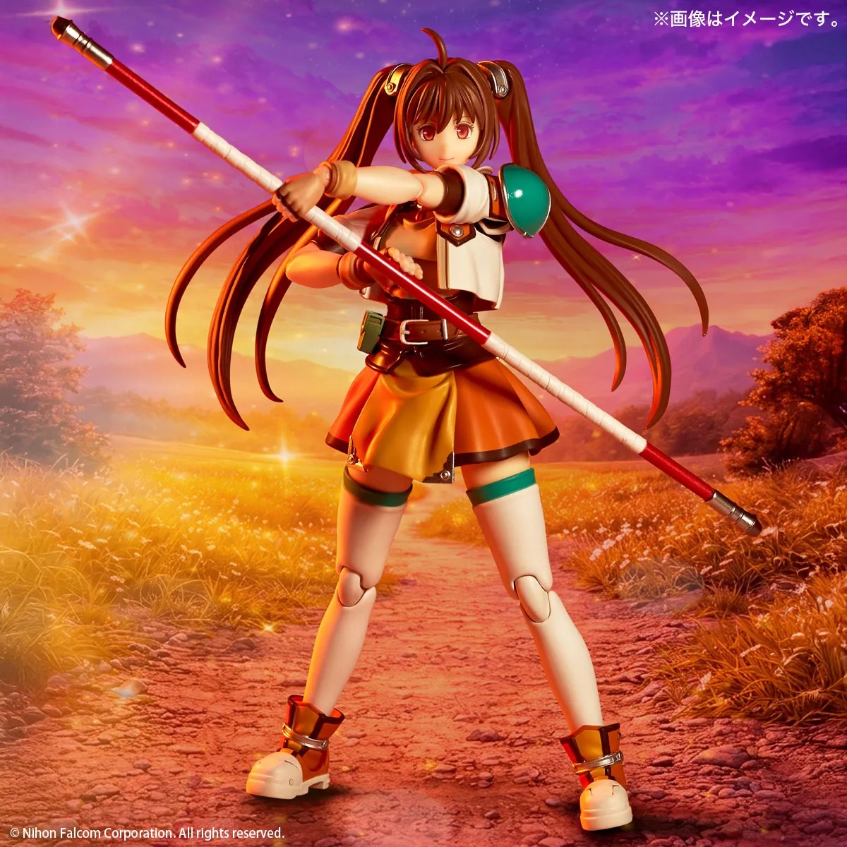 Revoltech Action Figure Estelle Bright - The Legend of Heroes: Trails in the Sky SC By Kaiyodo